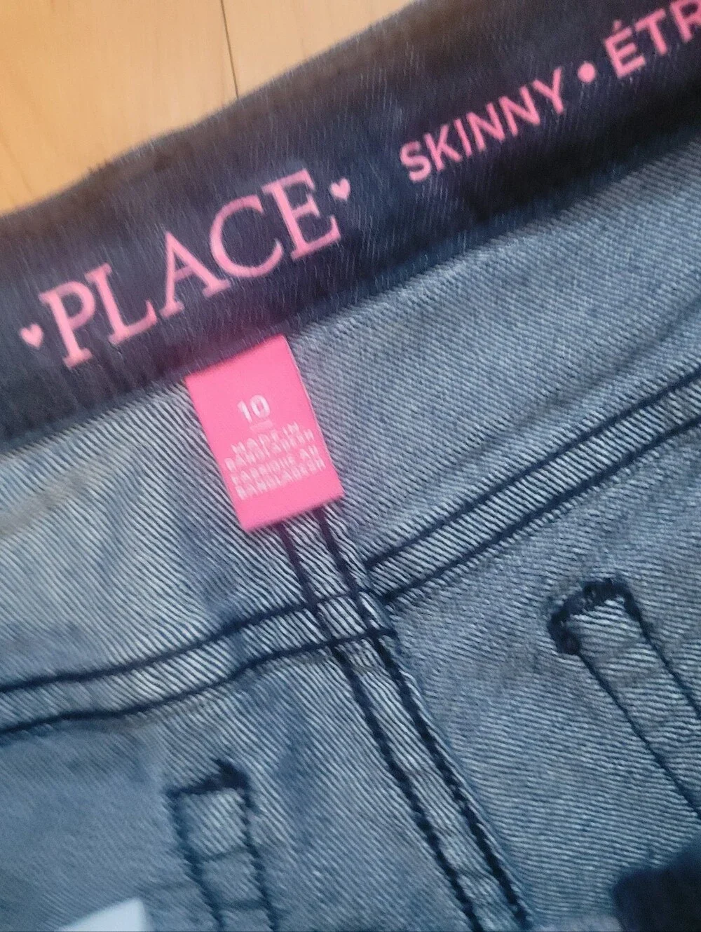 Two Pairs The Children's Place Dark Indigo Skinny Jeans